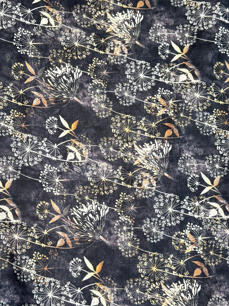 Midnight Whisper – Printed Cotton Lawn 2 Piece