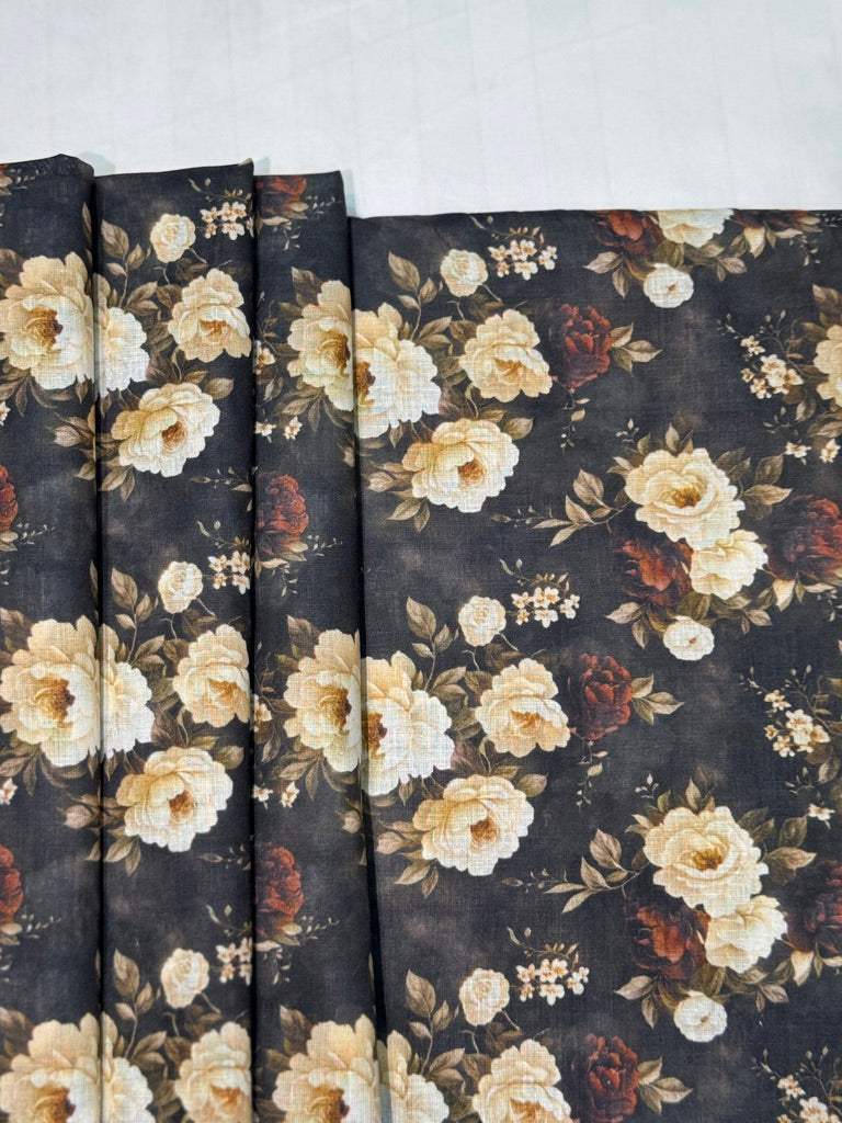 Vintage Flora – Printed Cotton Lawn 2 Piece