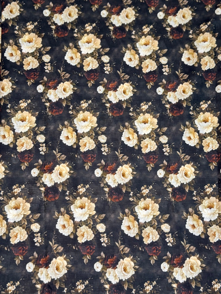 Vintage Flora – Printed Cotton Lawn 2 Piece