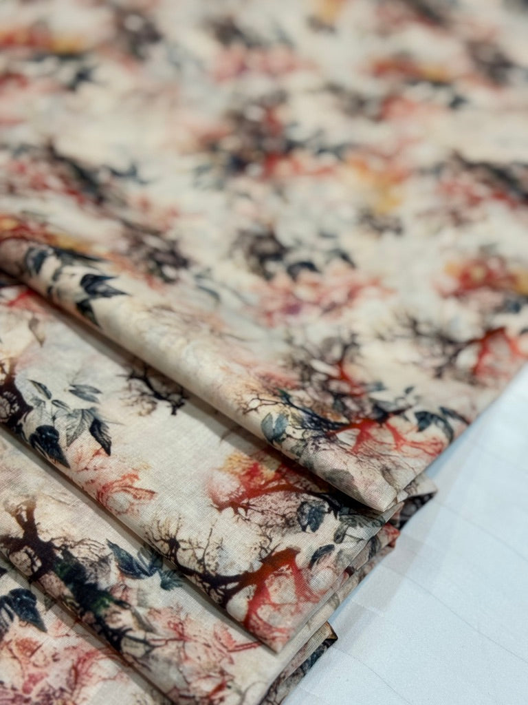 Mystic Branches – Printed Cotton Lawn 2 Piece