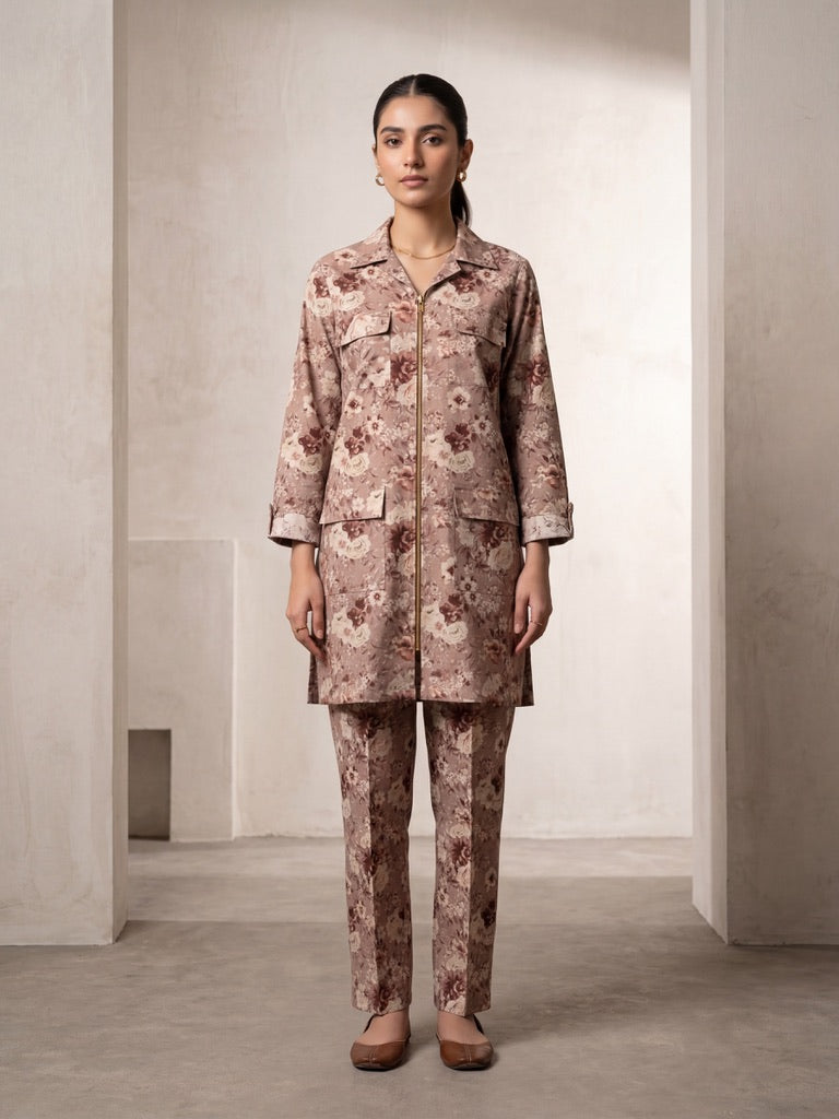 Vintage Blush – Printed Cotton Lawn 2 Piece