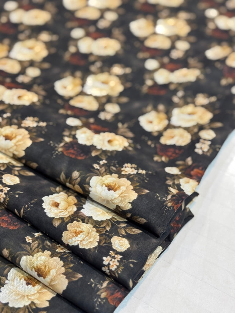Vintage Flora – Printed Cotton Lawn 2 Piece