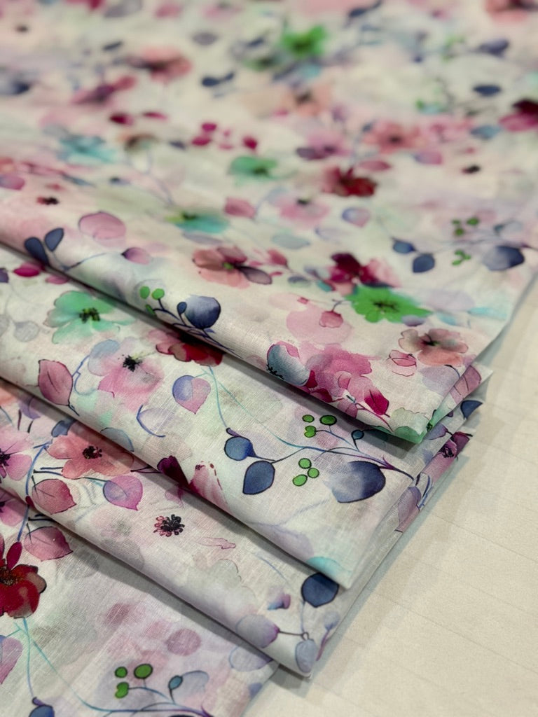 Floral Cloud – Printed Cotton Lawn 2 Piece