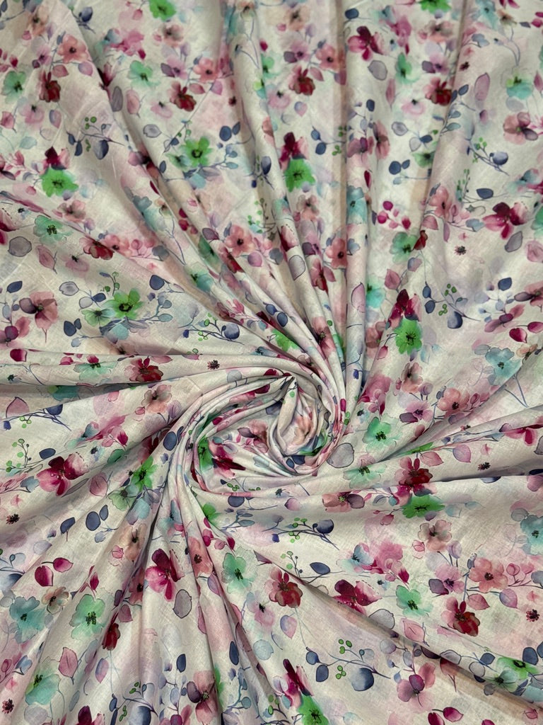 Floral Cloud – Printed Cotton Lawn 2 Piece