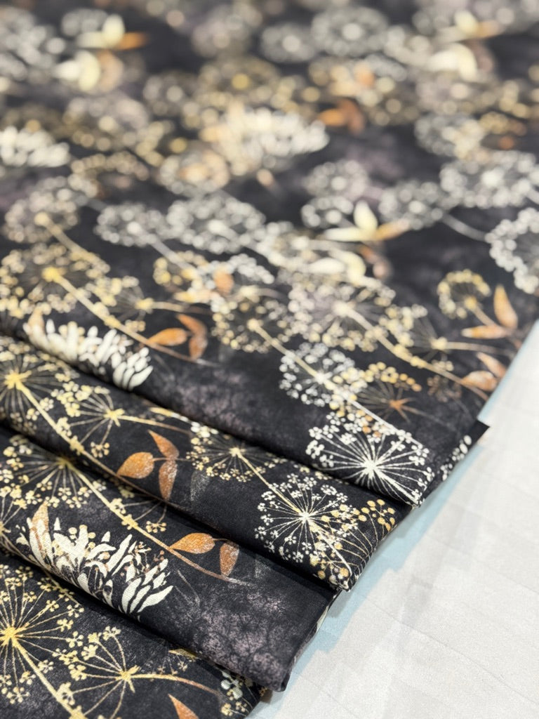 Midnight Whisper – Printed Cotton Lawn 2 Piece