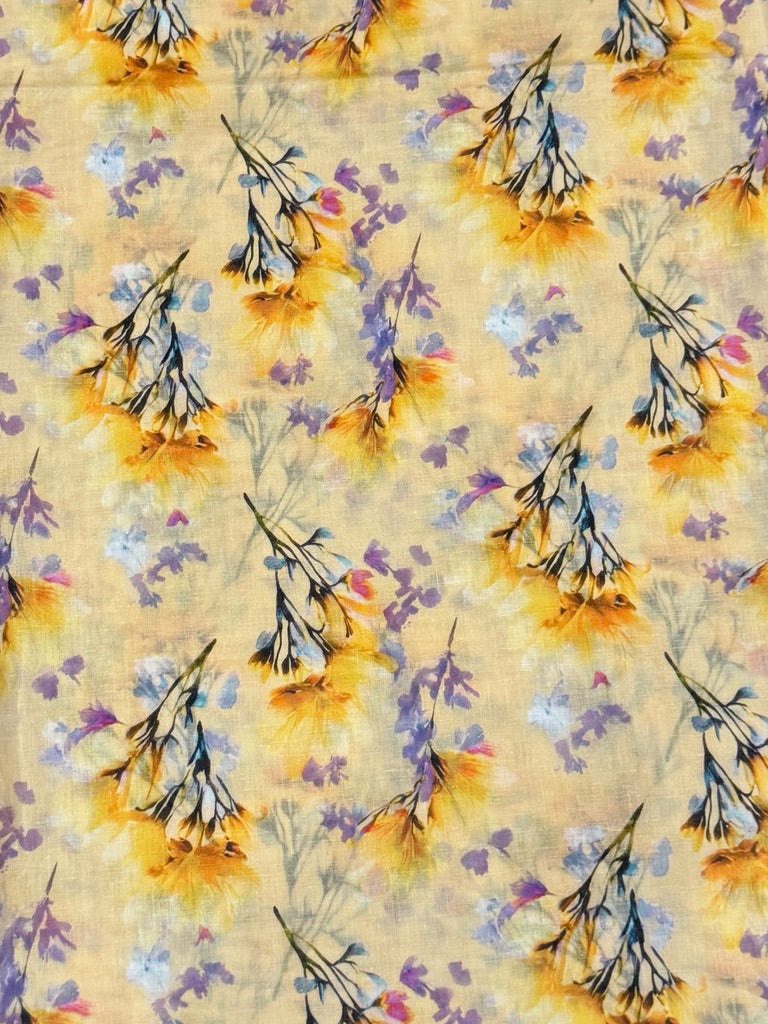 Lavender Sunshine – Printed Cotton Lawn 2 Piece