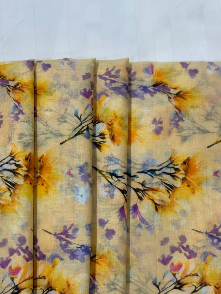 Lavender Sunshine – Printed Cotton Lawn 2 Piece