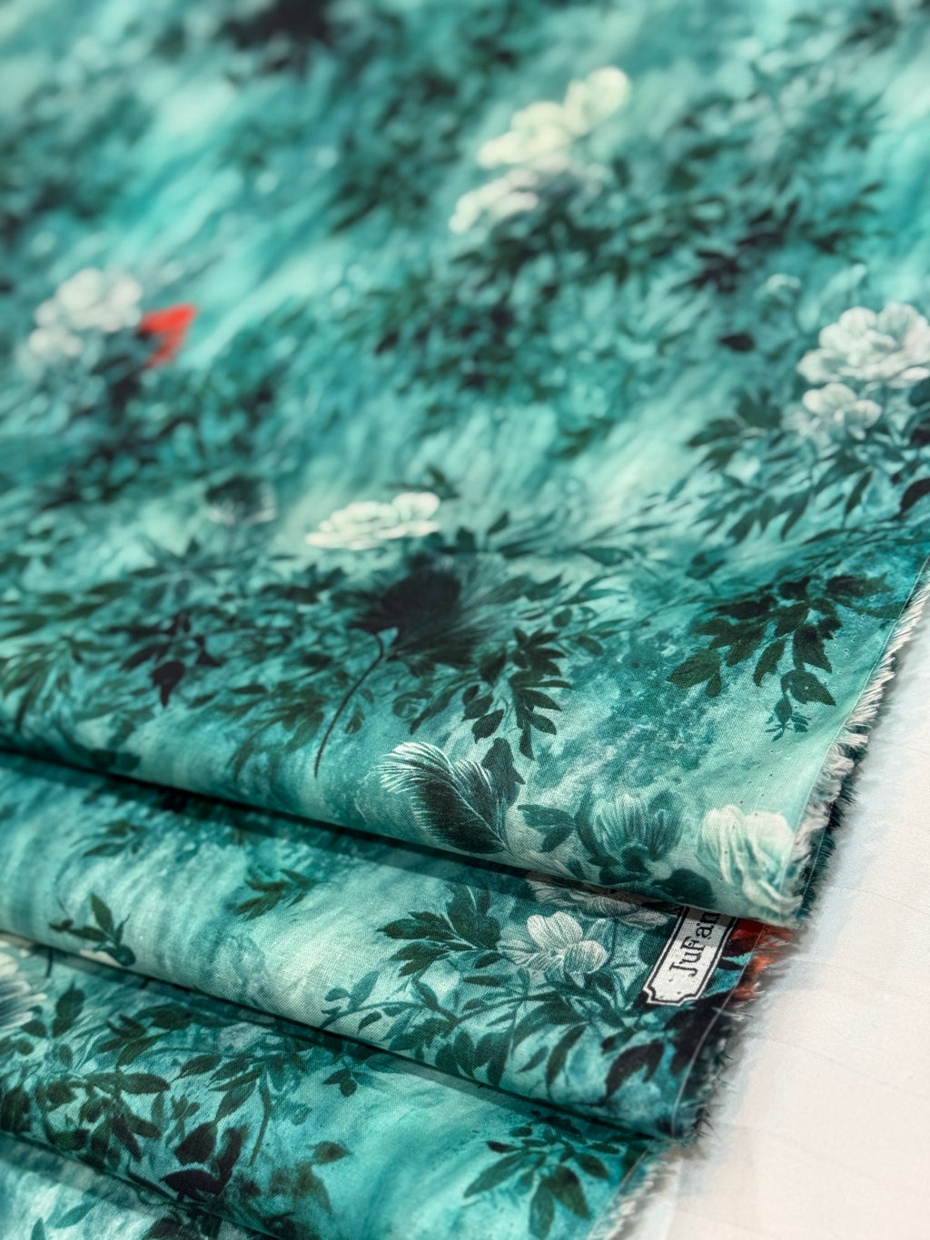 Blue Floral Elegance – Printed Cotton Lawn 2 Piece