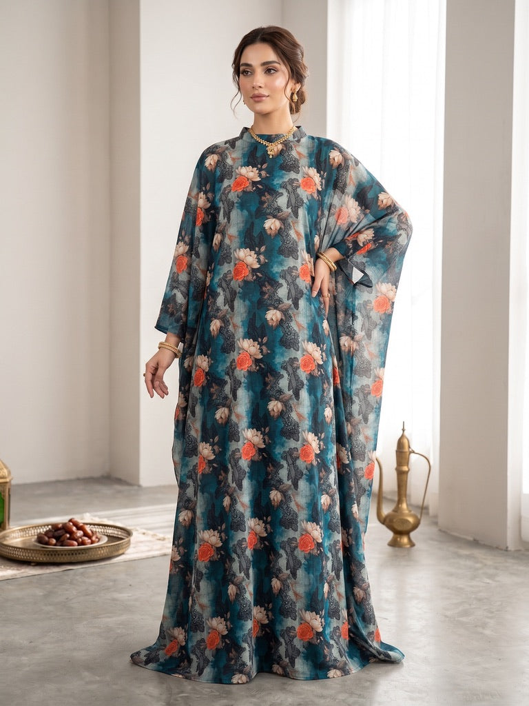 Ocean Rose – Printed Cotton Lawn 2 Piece