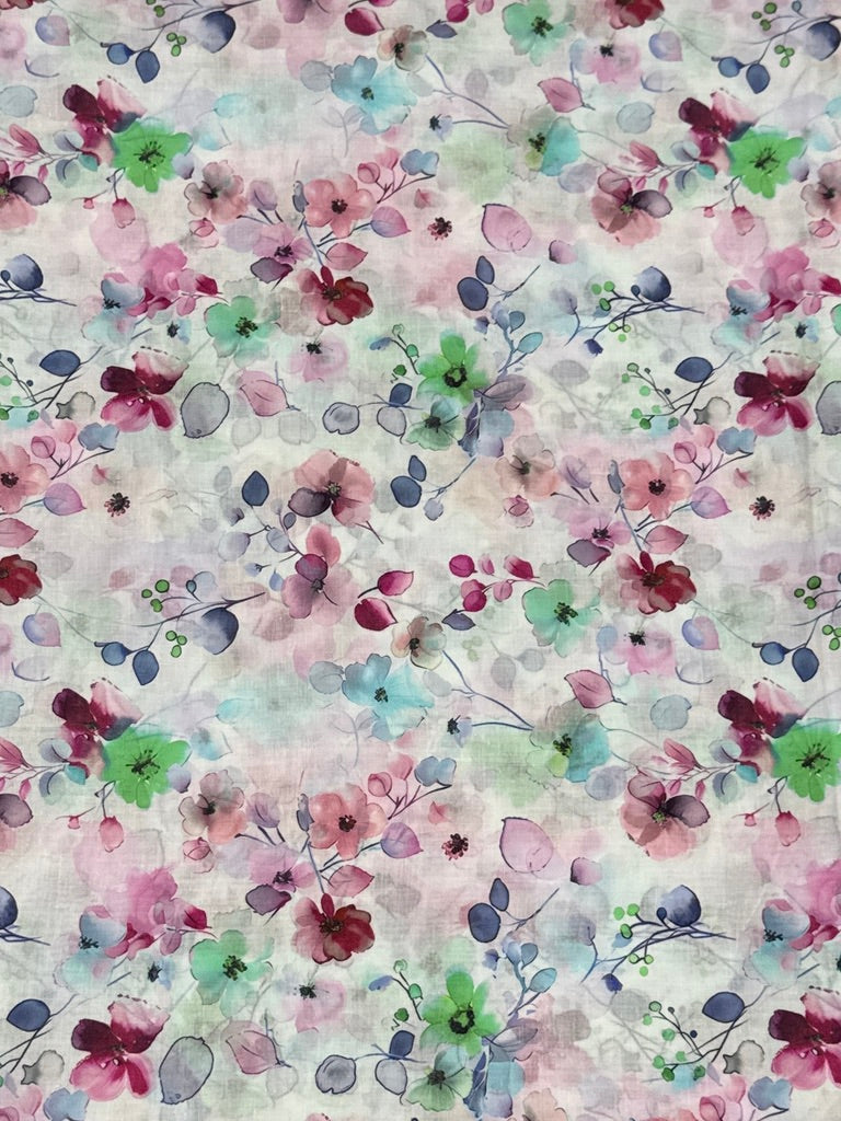 Floral Cloud – Printed Cotton Lawn 2 Piece