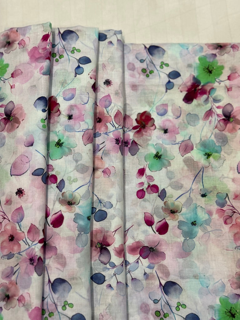 Floral Cloud – Printed Cotton Lawn 2 Piece